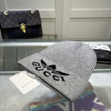 Gucci Unisex Fashion Double Wool Knit Hat