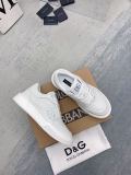 Dolce & Gabbana Unisex Casual Sneakers Fashion Leather Skateboard Shoes