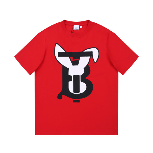 Burberry Classic TB Rabbit Print Short Sleeve Unisex Cotton T-Shirt