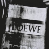 Loewe Classic Logo Printed Short Sleeve Unisex Casual Cotton T-shirt