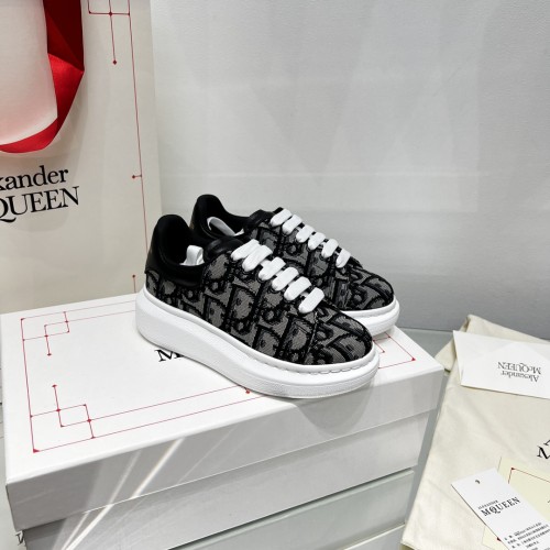 Alexander McQueen x Dior Kids Fashion Sneakers Classic Boys Girls Casual Shoes