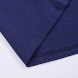 Louis Vuitton Print Loose Short Sleeve Men Cotton T-Shirt