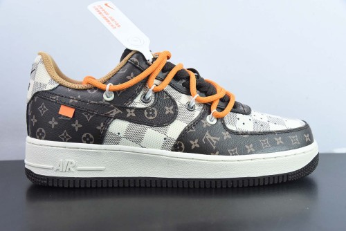 Louis Vuitton x Nike Air Force 1 '07 Low LV Unisex Sneakers Shoes
