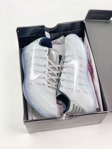 Nike Kobe 11 Elite Low Men Basketball Fly Knit Sneakers Zoom Air Shoes