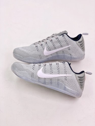 Nike Kobe 11 Elite Low Men Basketball Fly Knit Sneakers Zoom Air Shoes