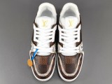 Louis Vuitton LV Trainer Basketball Shoes Unisex Casual Chessboard Fashion Cricket Shoes
