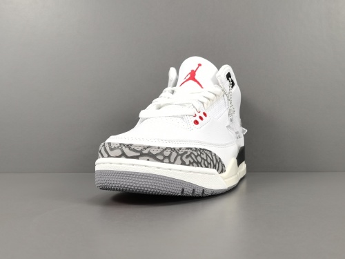 Nike Air Jordan 3 White Cement Reimagined Non-Slip Retro Basketball Shoes