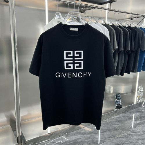Givenchy Cotton Logo Print Short Sleeves Casual Unisex Vacuum Embossing T-Shirt