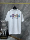 Chrome Hearts & LV Unisex Cotton Casual T-shirt