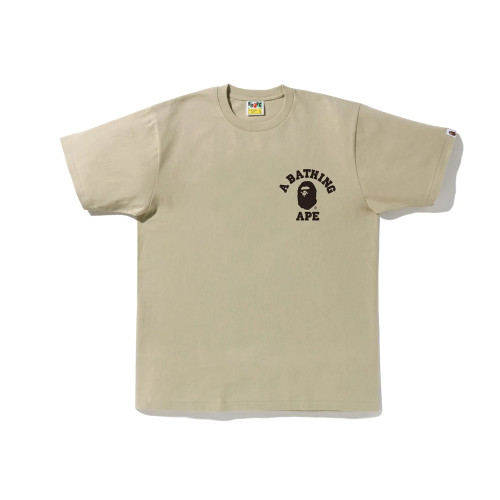 BAPE/A/Bathing Ape Classic Printed Short Sleeve Unisex Cotton Casual T-shirt