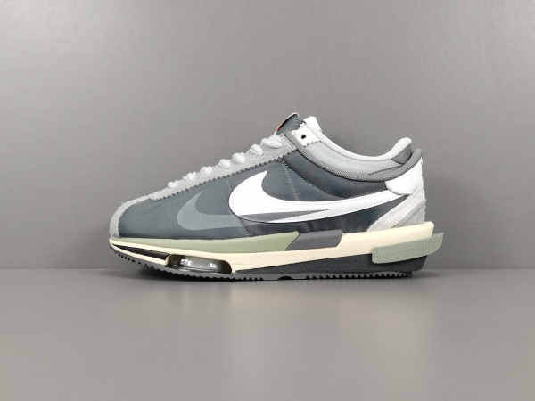 Sacai x Nike Cortez 4.0 Unisex Sports Casual Sneakers Vintage Running Shoes