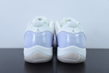 Air Jordan AJ11 Retro Low Pure Violet Men Low Basketball Sneakers Shoes
