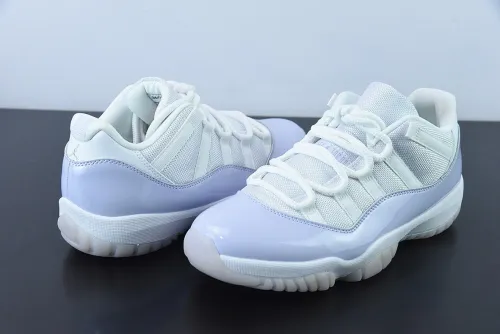 Air Jordan AJ11 Retro Low Pure Violet Men Low Basketball Sneakers Shoes
