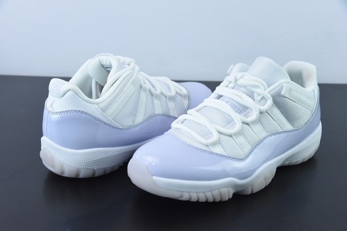 Air Jordan AJ11 Retro Low Pure Violet Men Low Basketball Sneakers Shoes