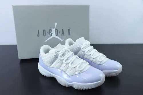 Air Jordan AJ11 Retro Low Pure Violet Men Low Basketball Sneakers Shoes