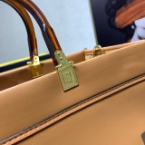 Fendi Vintage Amber Handle Handbag TOTE Bag Fashion Messenger Bag Sizes:35*31*17CM