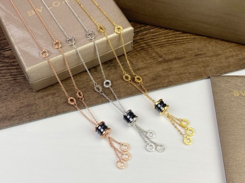 Bvlgari Black Ceramic Tassel Necklace