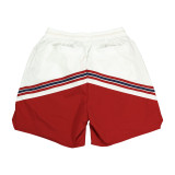 Rhude Color Stitching Sports Shorts Pant Men Casual Loose Sweatpants Shorts