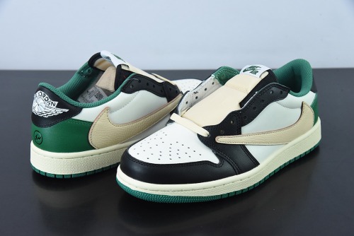 Travis Scott x Fragment x Air Jordan 1 Low Unisex Retro Casual Running Shoes