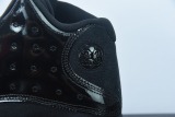Air Jordan 13 AJ13 Black Cat Patent Leather Graduation Non-Slip Retro Men Basketball Shoes