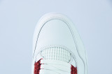 Air Jordan 4 White University Red AJ4 Black Gold Men Basketball Sneakers Shoes
