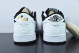 Travis Scott x Air Jordan 1 Low Black White Panda TS Sneakers Shoes