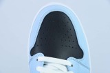 Nike Air Jordan 1 Mid University Blue Unisex Casual Basketball Sneakers Shoes