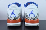 Air Jordan 3 Retro Knicks AJ3 Men Basketball Sneakers Shoes