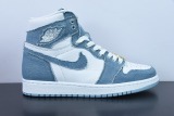 Nike Air Jordan 1 High Denim Men Casual Basketball Sneakers Shoes
