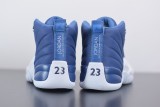 Air Jordan 12S Tone Blue Men Basketball Sneakers Shoes