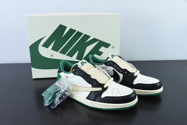 Travis Scott x Fragment x Air Jordan 1 Low Unisex Retro Casual Running Shoes