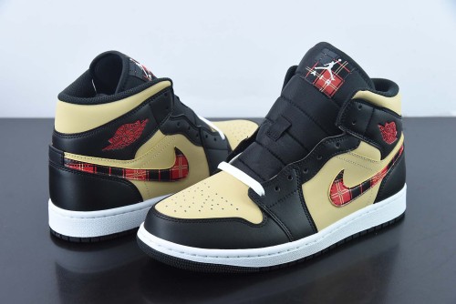 Nike Air Jordan 1 Mid  AJ1 Men Casual Basketball Sneakers Shoes