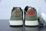 Travis Scott x Air Jordan 1 Low Unisex Retro Casual Running Shoes