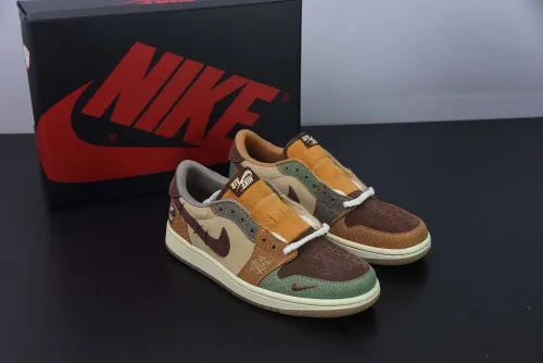 Zion Williamson x Air Jordan 1 Low AJ1 Unisex Fashion Casual Sneakers Shoes