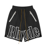 Rhude Zipper Casual Beach Shorts 