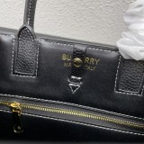 Burberry Fashion Tote Package Bag Burberry Thomas Burberry Logo Grain Leather Handbag Size:27*11*20CM