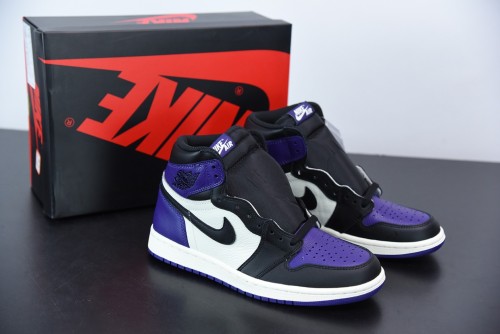 Nike x Air Jordan1 AJ1 Retro High OG Court Purple Casual Basketball Shoes