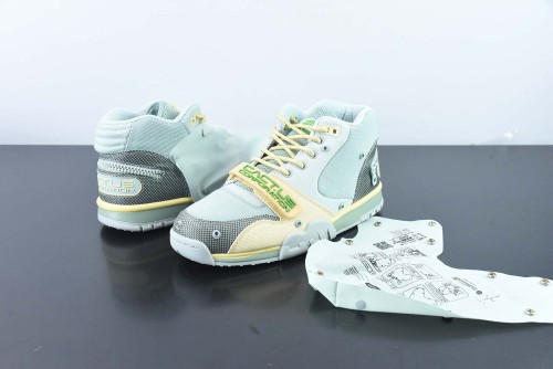 Travis Scott x Nike Air Trainer 1  Wheat  Men Fashion Casual Sneakers Shoes