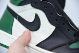 Nike x Air Jordan1 AJ1 Retro High Green Toe Men Casual Basketball Shoes