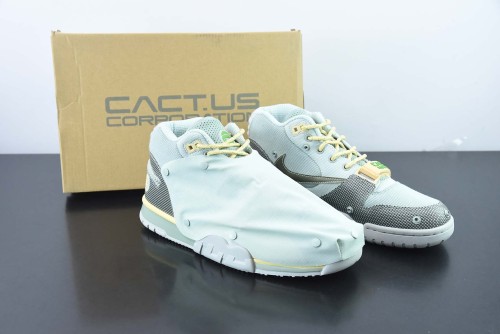 Travis Scott x Nike Air Trainer 1  Wheat  Men Fashion Casual Sneakers Shoes