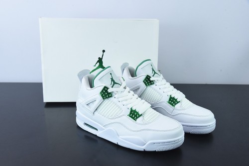 Air Jordan 4 Green Metallic AJ4 Men Basketball Sneakers Shoes