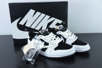 Travis Scott x Air Jordan 1 Low Black White Panda TS Sneakers Shoes Travis Scott x Air Jordan 1 Low Black White Panda TS Sneakers Shoes
