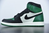 Nike x Air Jordan1 AJ1 Retro High Green Toe Men Casual Basketball Shoes