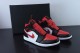 Air Jordan 1 Mid GS Chicago Black Red AJ Men Casual Basketball Sneakers Shoes