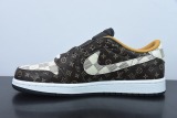 Louis Vuitton x Travis Scott x Nike Air Jordan 1 Low OG SPDamier AzurBrownLV MonogramAJ1