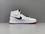 Edison Chen x Air Jordan 1 Mid Fearless Unisex Casual Basketball Shoes