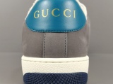 GUCCl Suede Leather Skate Shoes Fashion Lace Up Casual Sneakers