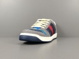 GUCCl Suede Leather Skate Shoes Fashion Lace Up Casual Sneakers