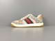 GUCCl Suede Leather Skate Shoes Women Fashion Lace Up Casual Sneakers