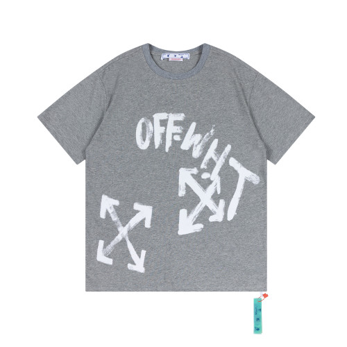 Off White Classic Arrows Letter Print Short Sleeve T-shirt